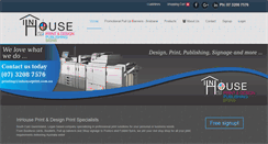 Desktop Screenshot of inhouseprint.com.au