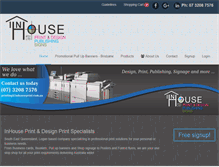 Tablet Screenshot of inhouseprint.com.au